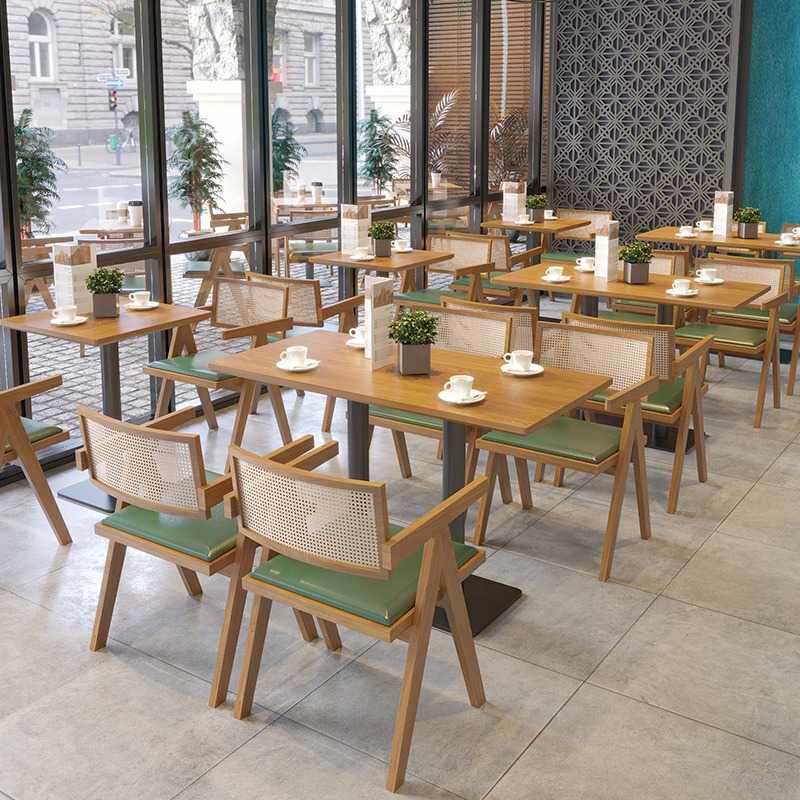 厂家直销桌椅组合餐饮家具主题餐厅靠墙卡座沙发咖啡厅卡座沙发