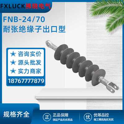 FNB-24/70耐张高压20KV绝缘子出口型灰色复合硅橡胶厂供FNB-33/70