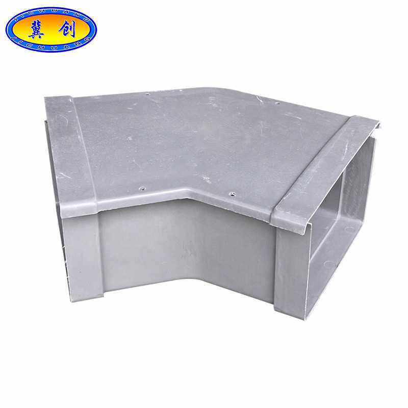 SMC复合材料电缆槽 电缆槽复合材料管箱 铁路桥梁玻璃钢桥架