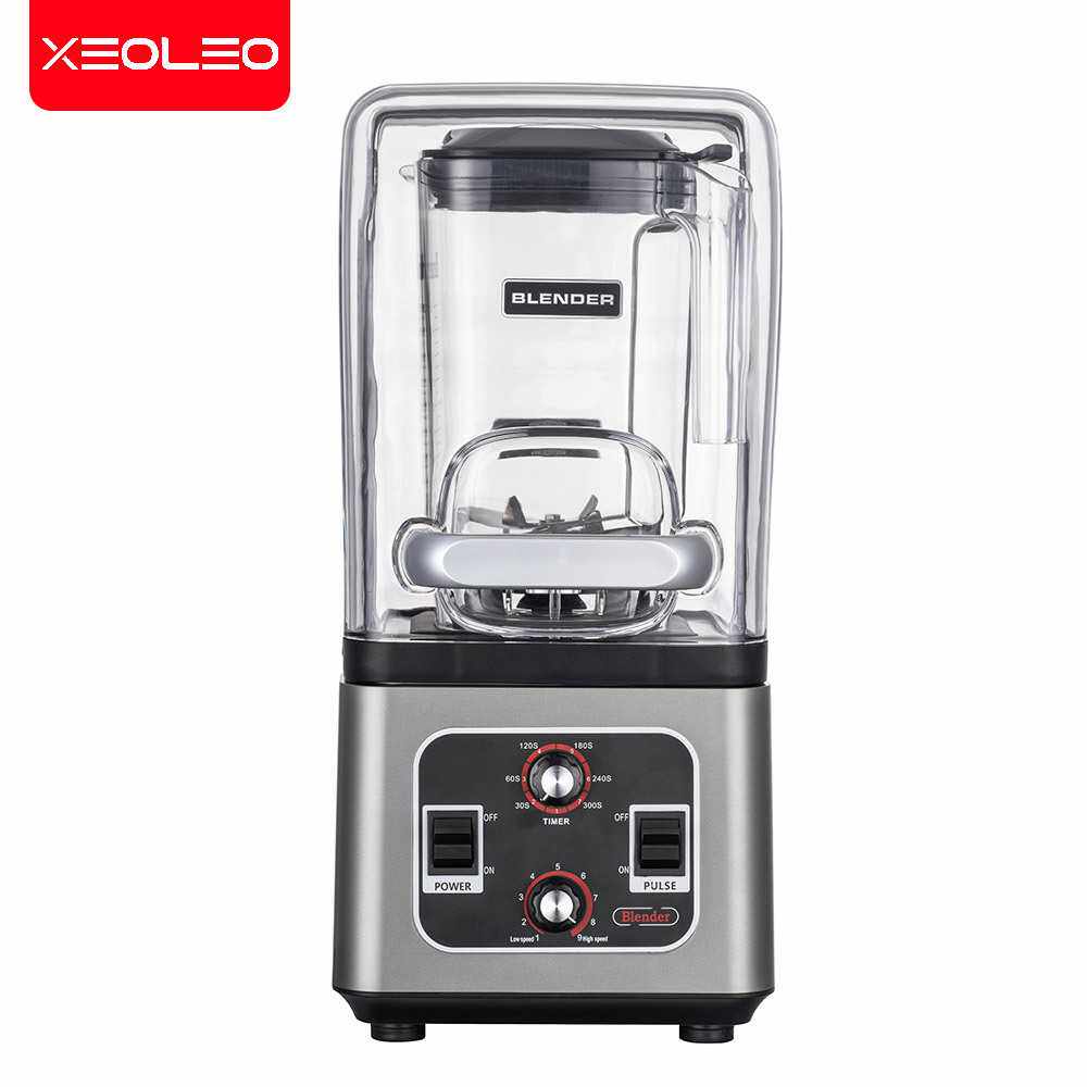 沙冰机商用机械定时款大容量豆浆破壁料理机静音破冰刨冰机带罩