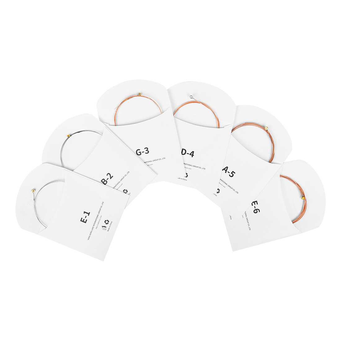 SK11民谣吉他弦进口合金磷铜覆膜吉他套弦金色弦珠一套6根琴弦厂