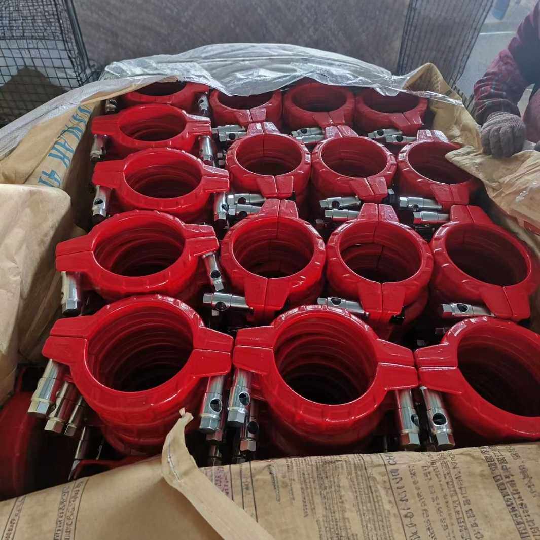 矿用混凝土泵高压管卡 各种型号泵管管卡 整机煤安证 厂家直供