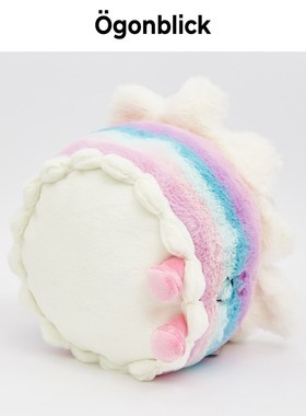 十个勤天同款北欧时刻生日蛋糕毛绒玩具趣味玩偶公仔礼物摆件抱枕