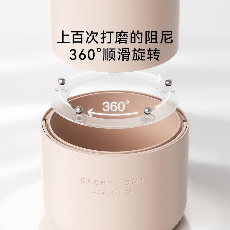 里序化妆刷收纳筒化妆品桌面收纳盒防尘带盖化妆刷桶梳妆台置物架