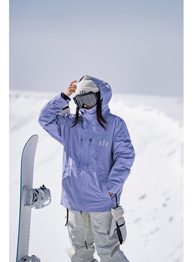 awka单板滑雪服女男款防水防风防寒加厚保暖美式外套上衣冬季