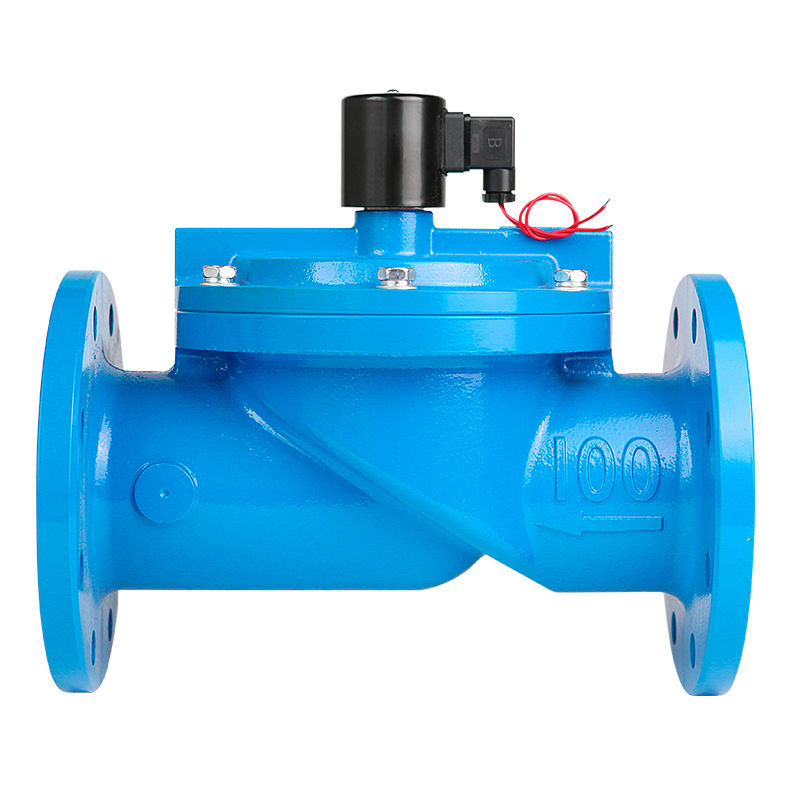 铸铁阀门法兰电磁阀灌溉水用常闭电子控制铁阀ZCS DF 40 50 65 80