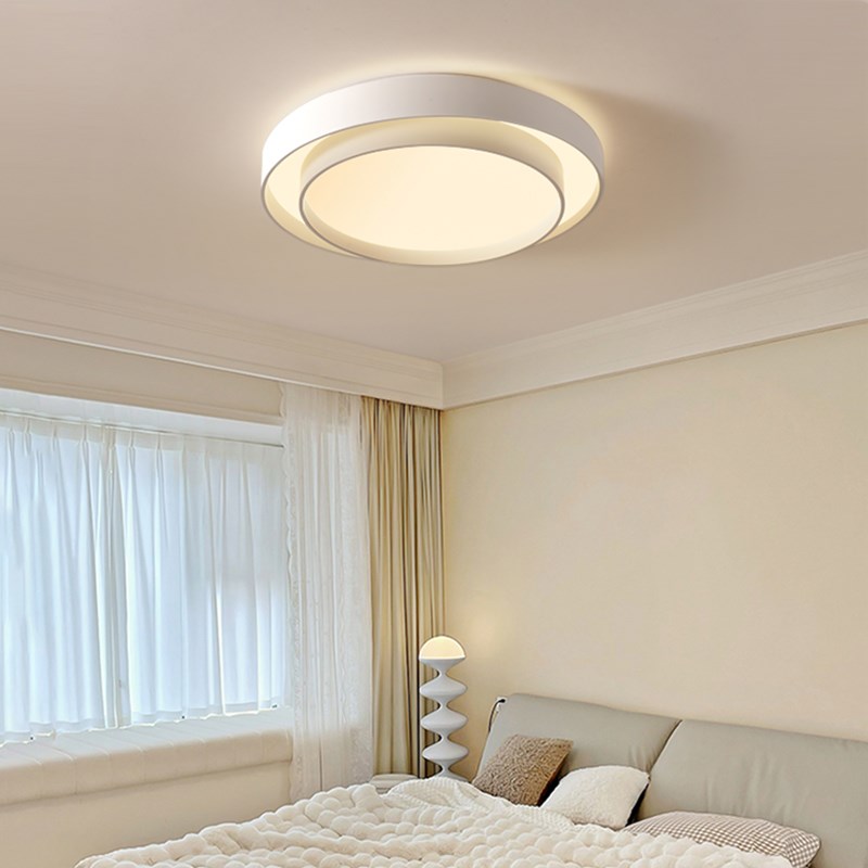 护眼卧室灯led吸顶灯现代简约灯具北欧儿童房极简家用主卧房间灯