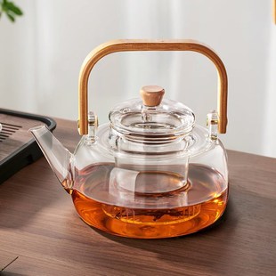 茶水分离电陶 围炉煮茶壶玻璃耐高温家用大容量提B梁单壶2024新款