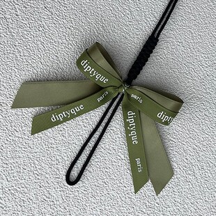 蒂普提克车挂装饰香氛丝带成品vdiptyque手工蝴蝶结车载香薰挂绳