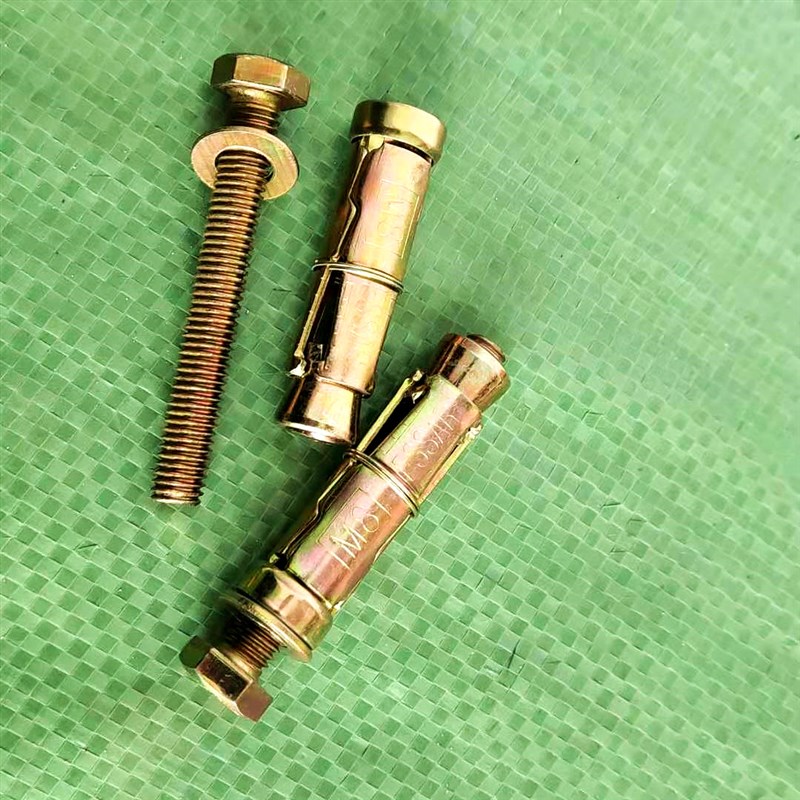 包邮国标三片式i膨胀螺丝三片壁虎膨胀螺栓拉爆膨胀管套装M6M8M10