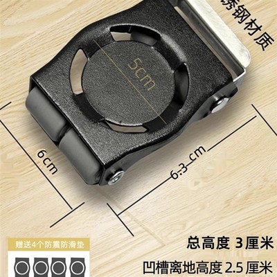 静音大承重移动滑轮可q固定茶几移动轮挪动床家具万向轮洗衣机底