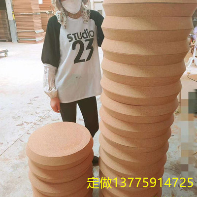 大口径酒缸酒坛盖子塞子酿酒长时间密封保存专用盖加X厚实木软木