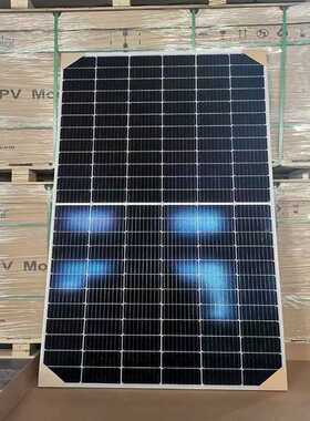 天合Q1单晶550w太阳能板182电池片144半片组件455w单面光伏发电板