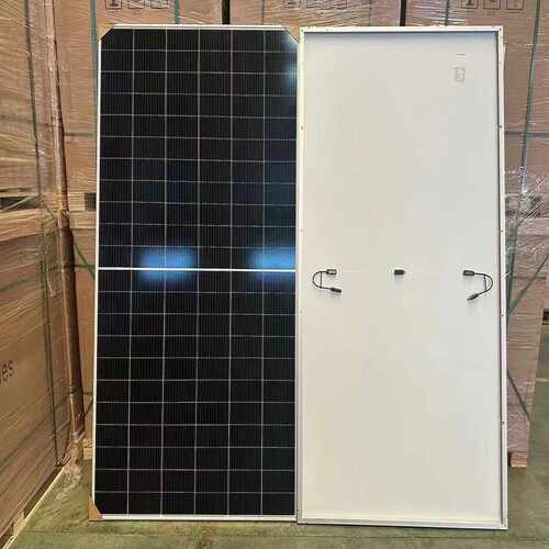 泉为单晶665W655w太阳能组件半片132cell光伏板210电池片并网发电