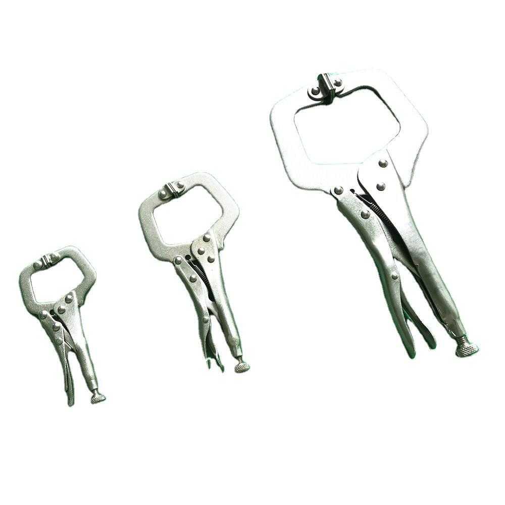 3PC大力钳套装 圆口C型 mini 6寸11寸焊接工具木工工具挤压式夹钳