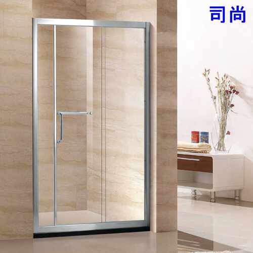 跨境出口一字型家用淋浴房 简易淋浴门钢化玻璃冲凉房 D706