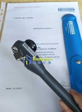 德国Erichsen仪力信463型划痕仪 碳化物割刀 覆膜涂层划痕测试