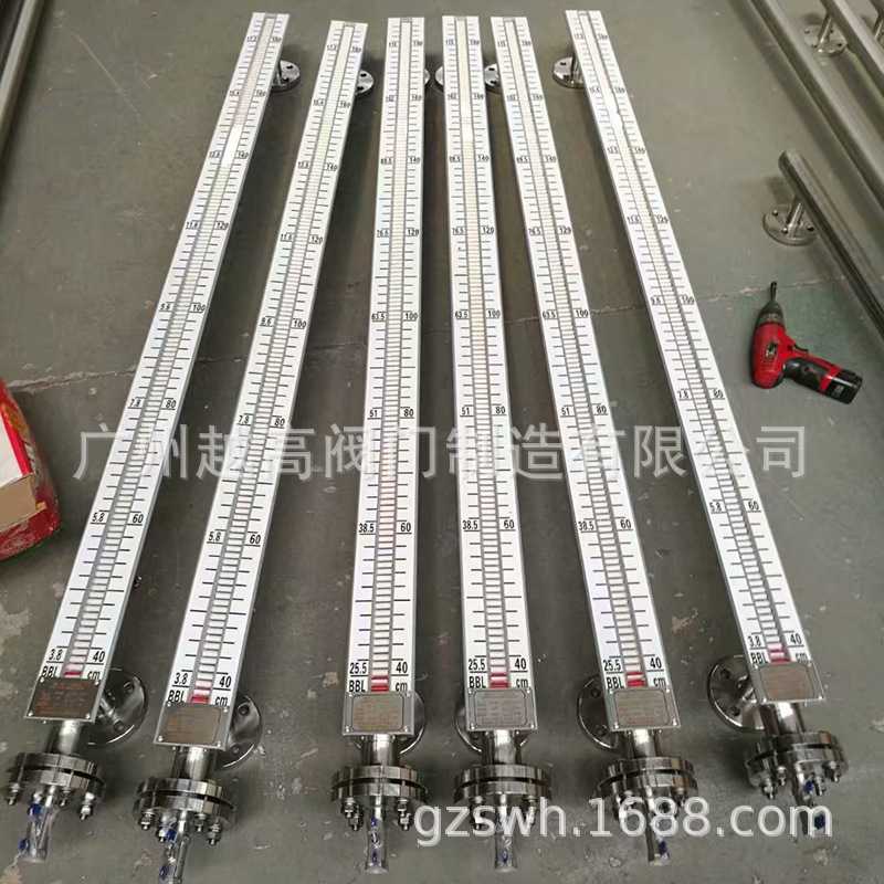 法兰卡盘快装式螺纹考克智能水位计 磁翻板液位计UHZ-58