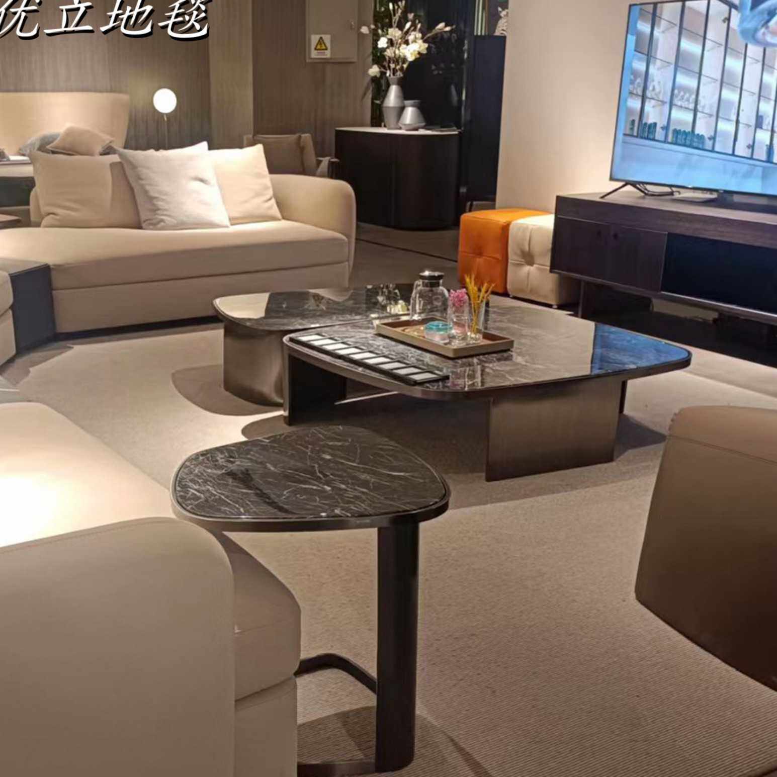 羊毛创意客厅沙发现代地毯地垫高级家用客厅卧室餐厅书房易打理