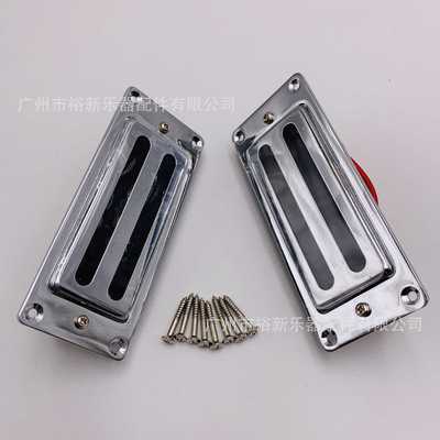 LP两条黑拾音器电吉他铁框小二字拾音器电吉他配件