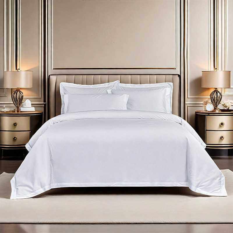 酒店床品四件套纯棉白色高密宾馆民宿布草全棉被套床单枕套定制,电子元器件市场,其它元器件,淘宝优惠券,粉丝福利购,淘宝优惠卷
