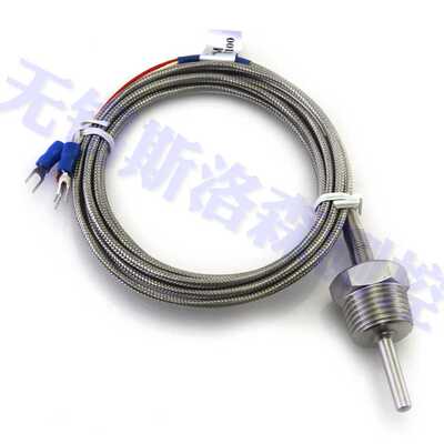 螺纹式温度传感器 热电阻 热电偶 PT100 PT1000 WZP-235温度探头