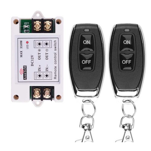 外贸12V 40A 350W 改装无线遥控开关水泵灯具控制器