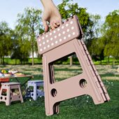 户外露营便携可折叠凳子加厚塑料板凳马扎家用省空间钓鱼折叠椅子