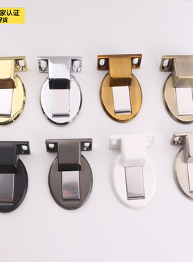 依佰利金b色轻奢地吸灰黑色免打孔隐形地板吸仿古铜强磁力白色门