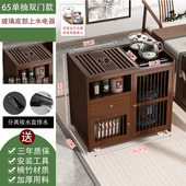 移动小茶桌家用泡茶台烧水壶一体茶车茶水柜边柜茶吧机柜茶具套组