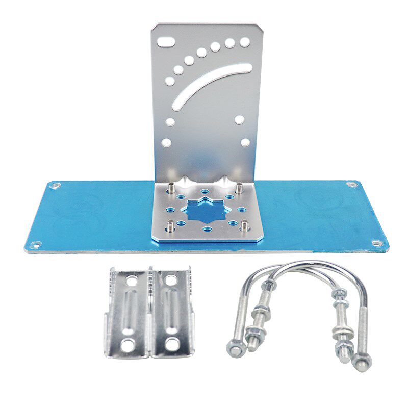 室外网桥压铸铝防水盒固定抱杆支架抱箍天线夹码管卡管箍卡箍管夹