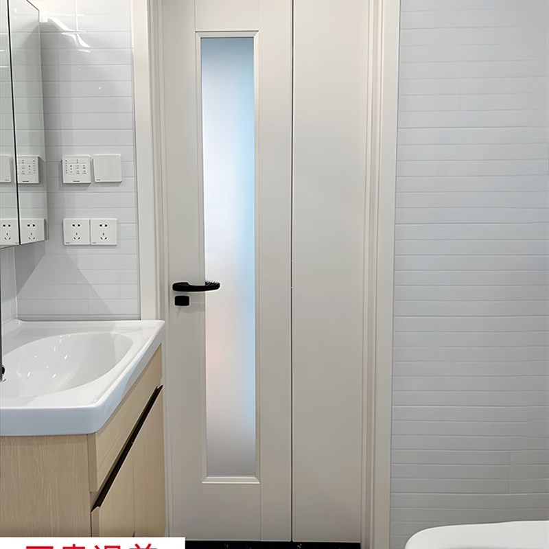 三七折叠门现代简l约小户型室内门卫生间厨房门推拉木门复合折叠