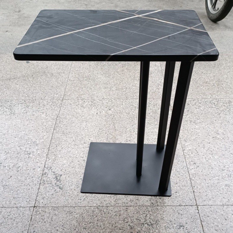 客厅沙发边几轻奢简约小茶几彷岩板小户型方Q形床头柜边桌子角几