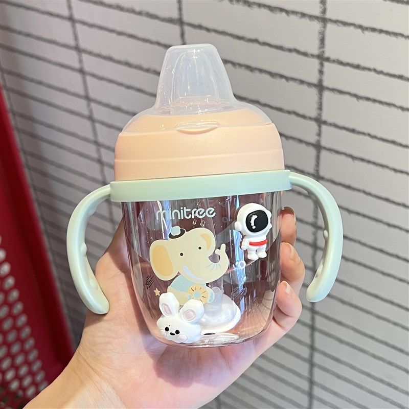 儿童小容量水杯6个月以上婴儿宝宝喝水奶瓶吸管婴幼儿鸭嘴学饮杯,餐饮具,吸管杯,淘宝优惠券,粉丝福利购,淘宝优惠卷