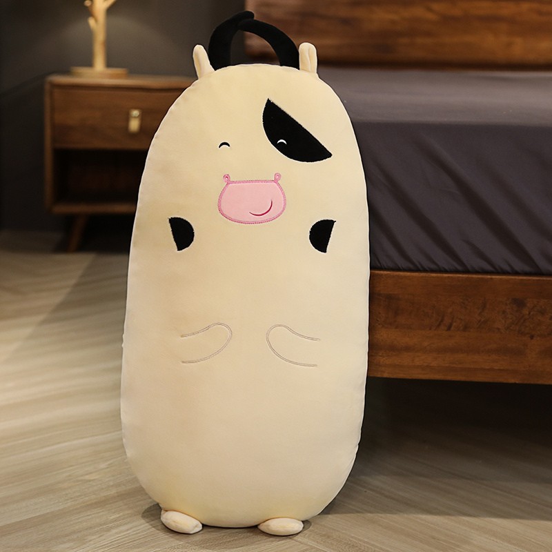 卡通床上长条抱枕女生睡觉夹腿枕头D男生款孕妇毛绒床头靠垫可拆