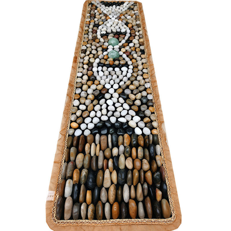 鹅卵石地垫足底按摩垫家用雨花石毯指压板脚踩石头石子路脚底足垫