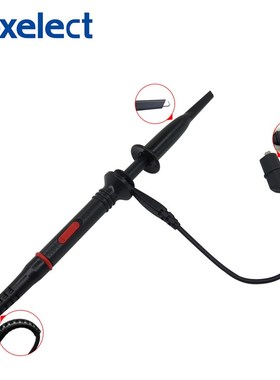 60-200MHz示波器探头新款欧标P2200 X1 X10示波器探棒探极通用型