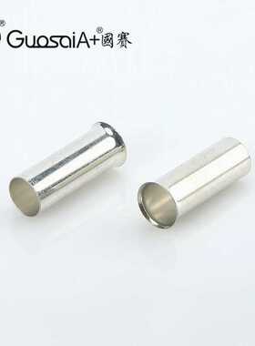 厂家供应冷压接线端子EN 25-22无绝缘护套管形端子紫铜镀锡裸端子