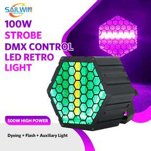 LED light background lig retro stage pixel 60W 3pcs splicing