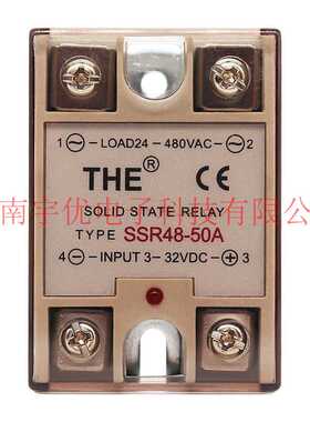 SSR48-50A60A70A80A90A100A无锡天豪THE固态继电器 单相交流480V