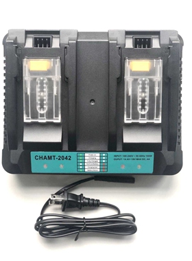 适用于牧田充电器双充 DC18RD 14.4/18V 锂电池充电器 DC18RC