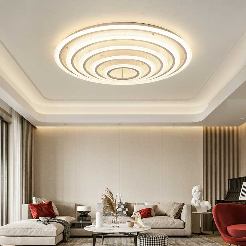 2023年新款客厅灯大灯圆形灯具卧室灯简约现代大尺寸led吸顶灯