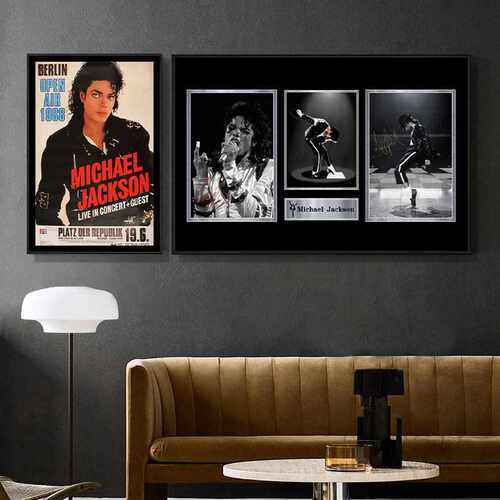 迈克尔杰克逊装饰画KTV音乐餐厅酒吧舞蹈室Michael Jackson挂画