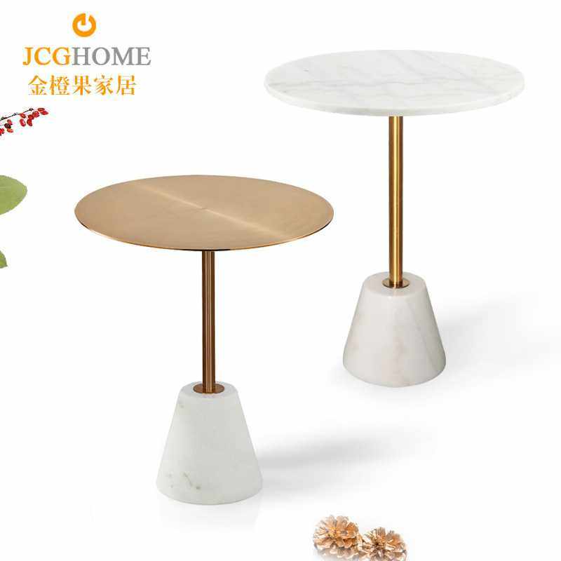 爆款北欧现代边几大理石不锈钢茶几简约轻奢创意小圆桌沙发边桌,机械设备,其他机械设备,淘宝优惠券,粉丝福利购,淘宝优惠卷