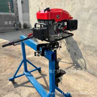 汽油四冲程挂浆机 水冷推进器 带倒挡船尾直杆船外机