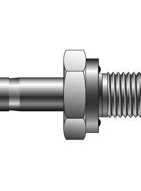 Parker CPI/A-LOK系列  管端转O型圈密封直螺纹接头(英制)