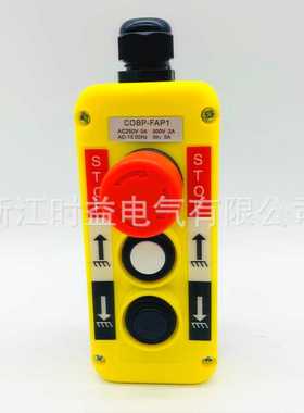 车厢悬挂控制手操盒COBP-FAP1汽车尾板控制按钮开关手操器带磁铁