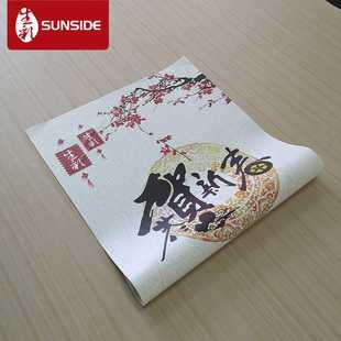 专业UV喷画工厂制作圣诞橱窗玻璃贴静电膜 UV彩白喷绘批量供应