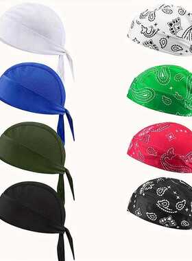 8 Pack Quick Dry Men's Skull Towel Sweat Absorbing Cooling