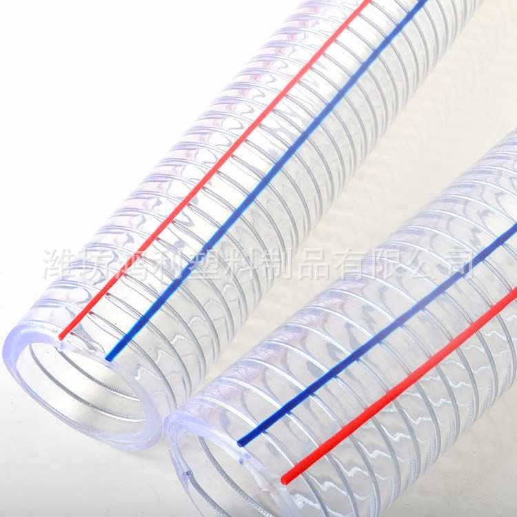厂销 大口径大型号PVC透明钢丝pvc软管DN180 200 250 6寸8寸10寸